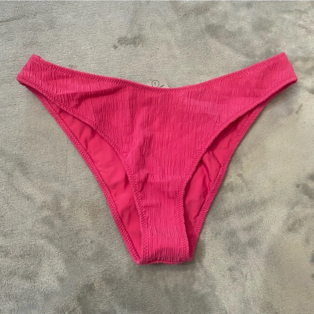 New! Montce lily hibiscus zig zag stitch scrunch bikini bottoms 24654